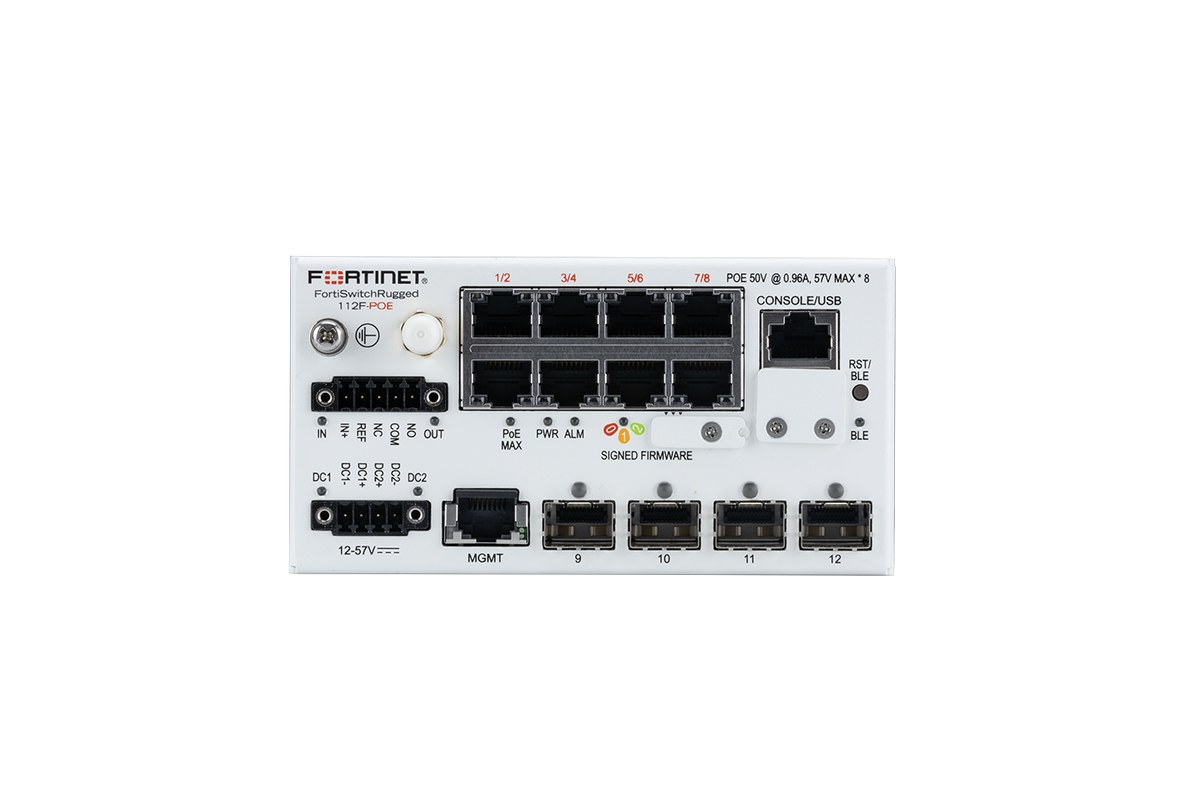 Fortinet FortiSwitch Rugged Durable, High Mean Time Between Failure Network Switch