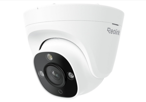Reolink RP-PCT8M 4K 8MP PoE Turret Security Camera with Spotlight, Color Night Vision and Two-Way Audio