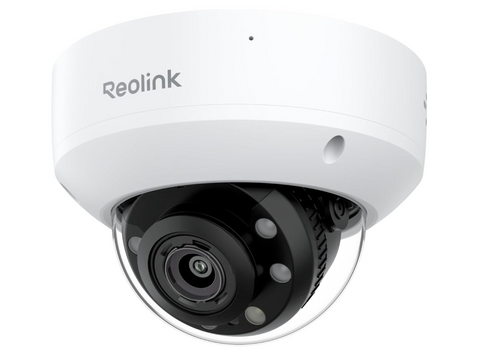 Reolink RP-PCV8MZ 4K 8MP PoE Vandal-Proof Dome Security Camera with 5X Optical Zoom, Color Night Vision and Two-Way Audio